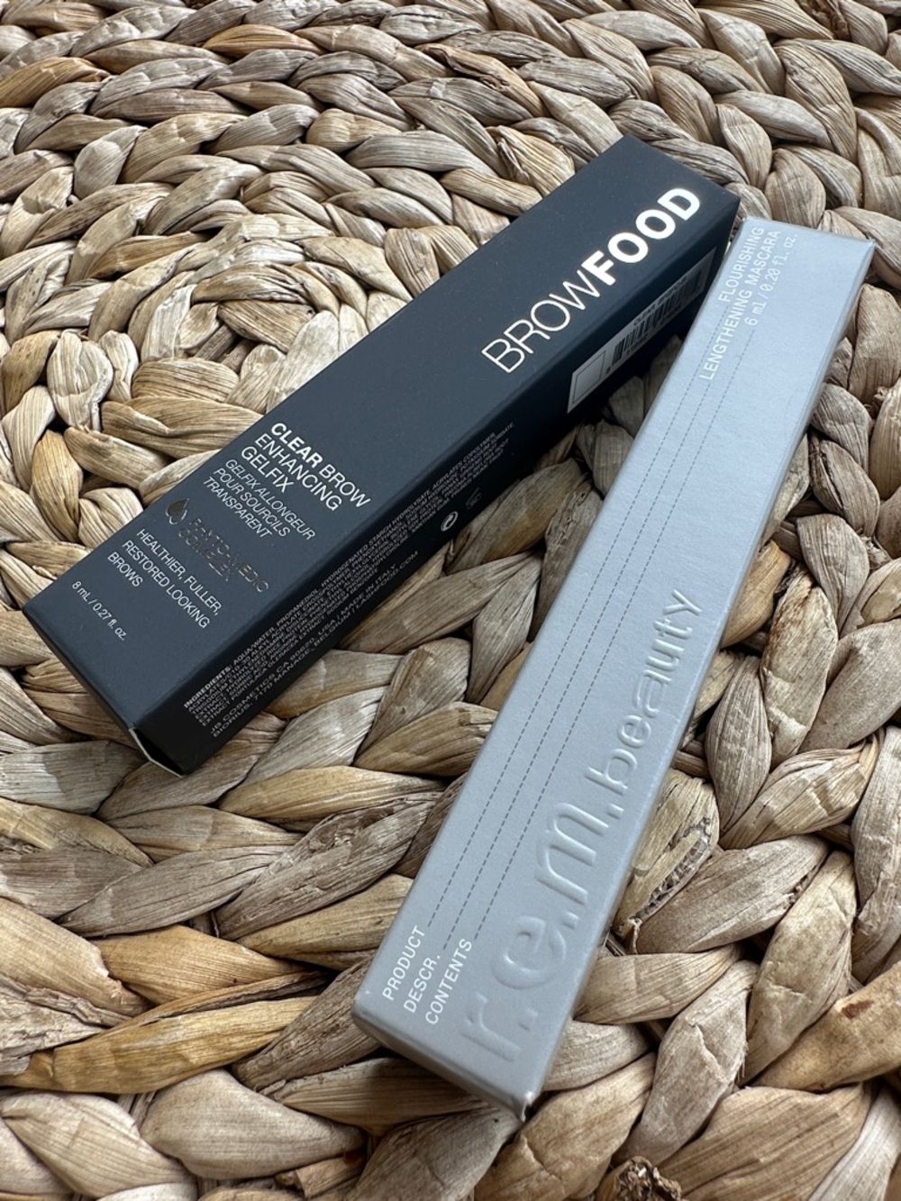 NIB Brow & Lash Bundle – r.e.m. beauty Mascara + BrowFood Clear Brow Gel ✨